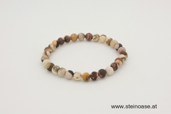 Armband Jaspis - Matt 6mm